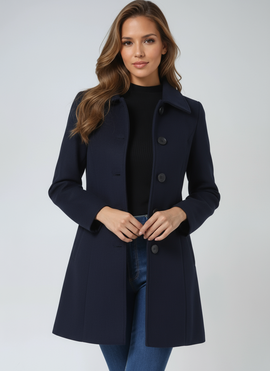 Emily & Isabella Brooks | women's winter coat, button front
