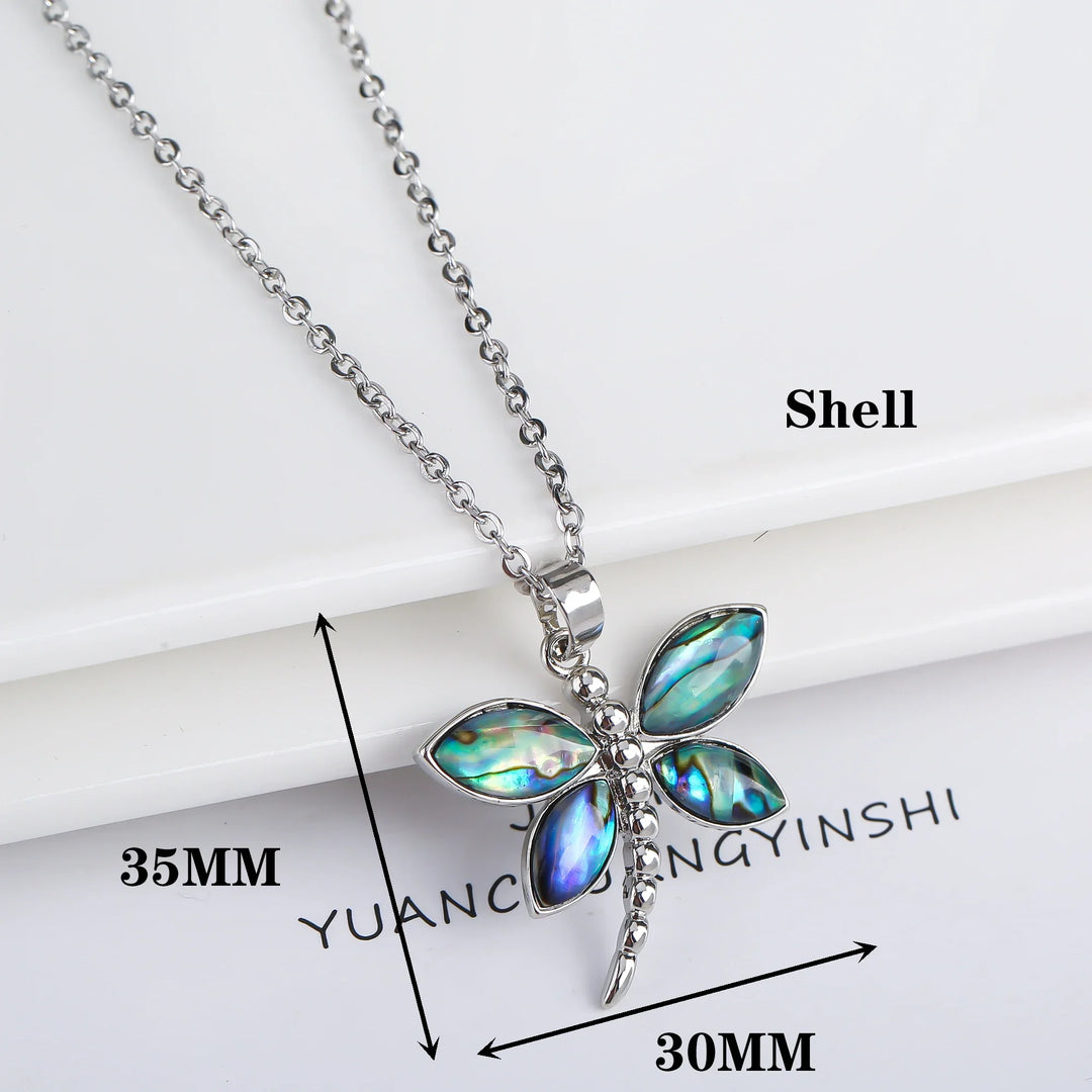 Emily & Isabella Brooks | Natural Shell Butterfly Pendant Necklace