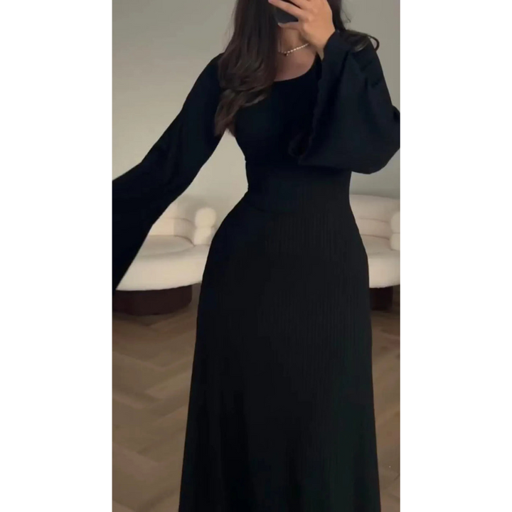 Emily & Isabella Brooks | Winter Maxi Dress, Long Sleeves