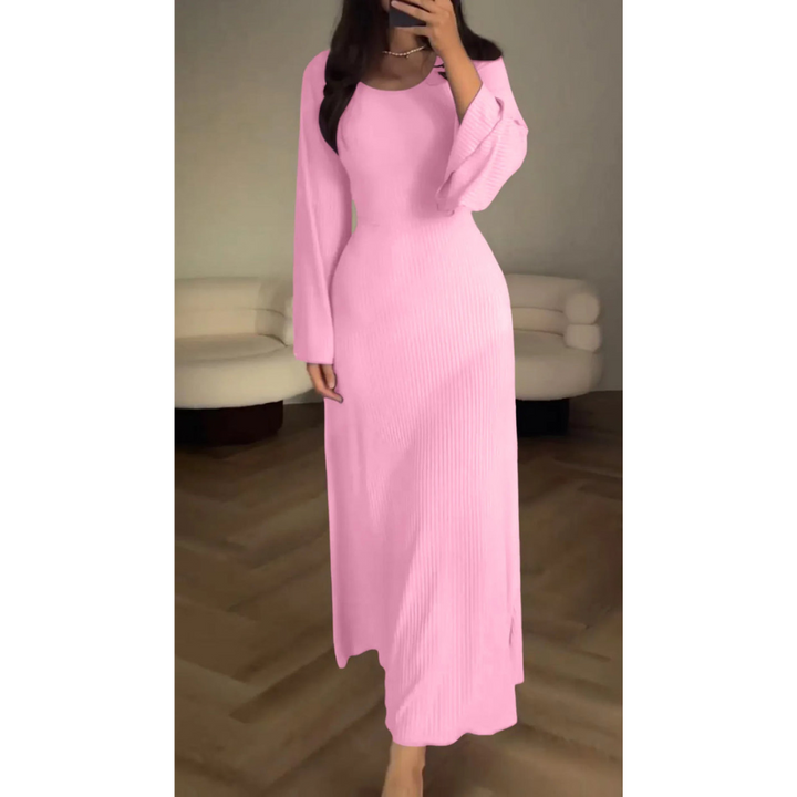 Emily & Isabella Brooks | Winter Maxi Dress, Long Sleeves