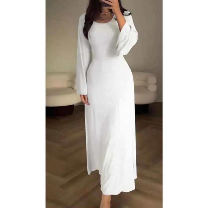 Emily & Isabella Brooks | Winter Maxi Dress, Long Sleeves