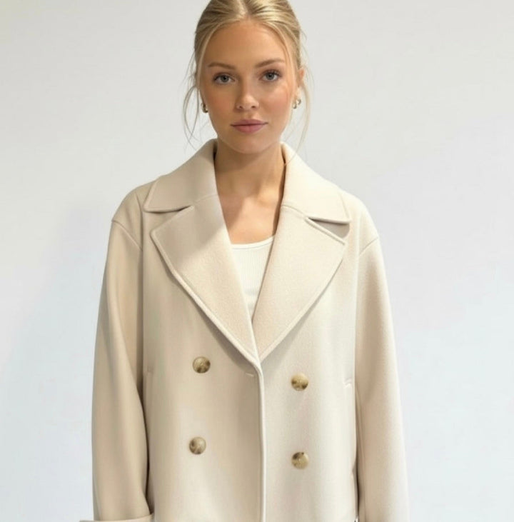 Emily & Isabella Brooks | Blend Double-Breasted Trench Coat