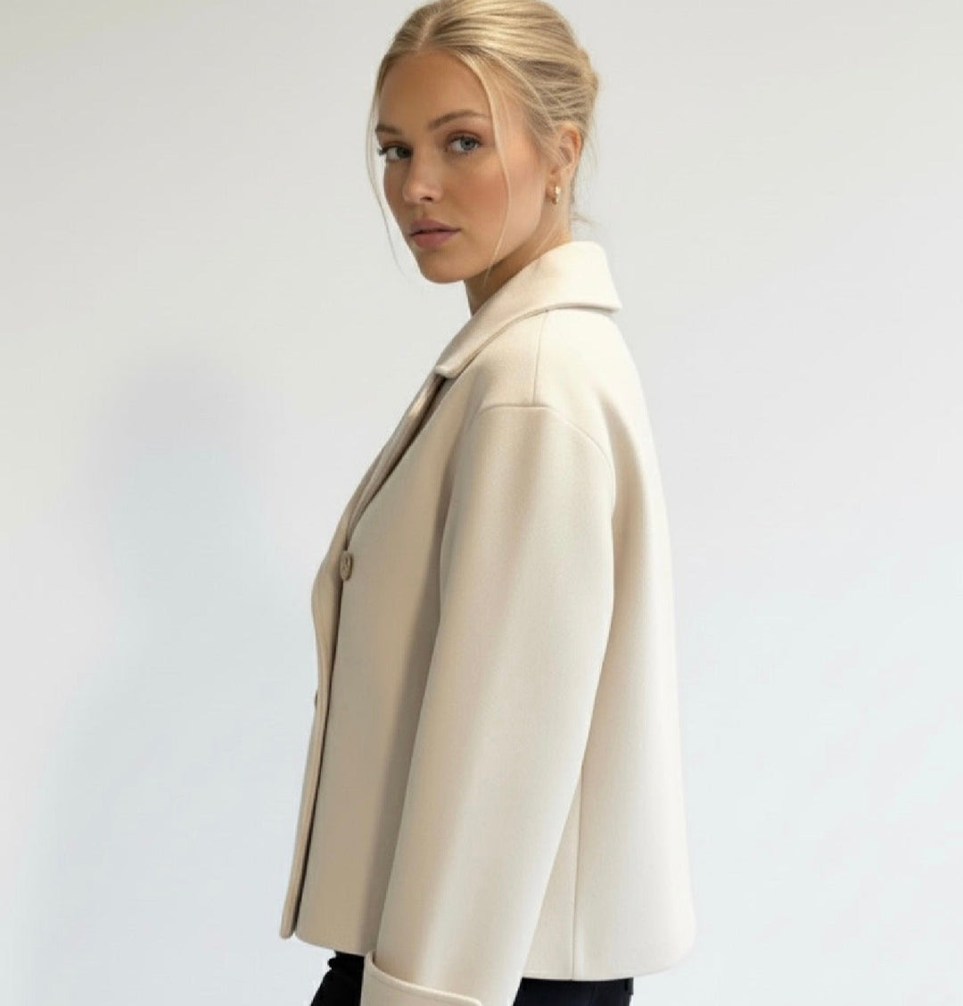 Emily & Isabella Brooks | Blend Double-Breasted Trench Coat