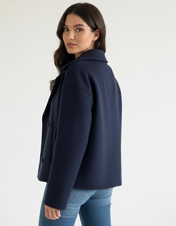 Emily & Isabella Brooks | Blend Double-Breasted Trench Coat