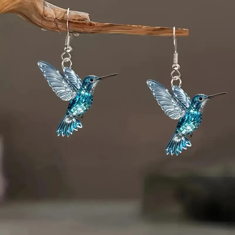 Emily & Isabella Brooks | Blue Crystal Earrings