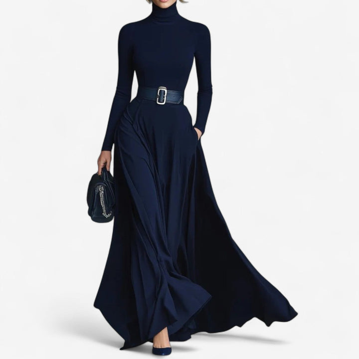 Emily & Isabella Brooks | Maxi Dress with High Neck