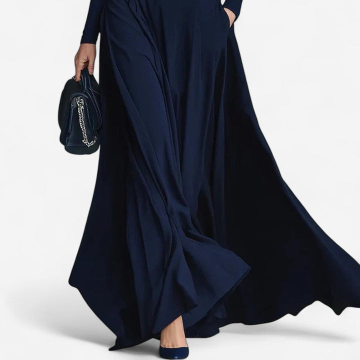 Emily & Isabella Brooks | Maxi Dress with High Neck