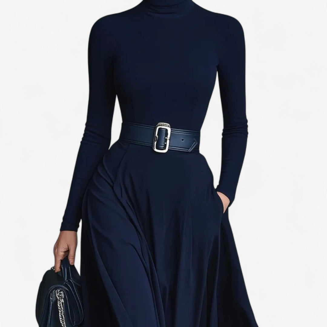 Emily & Isabella Brooks | Maxi Dress with High Neck