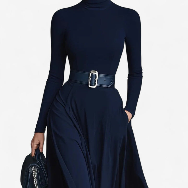 Emily & Isabella Brooks | Maxi Dress with High Neck