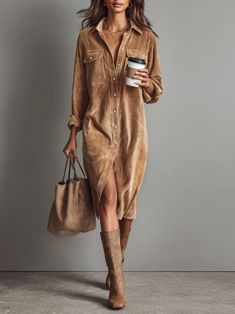 Emily & Isabella Brooks | Flared Hem Dress