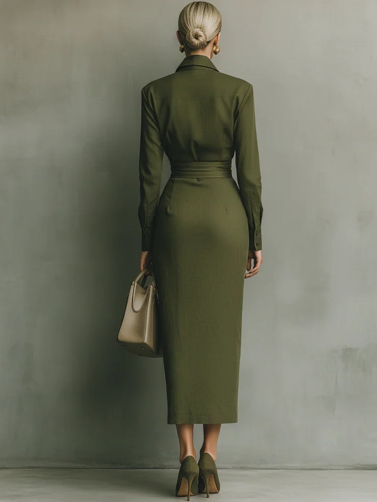 Emily & Isabella Brooks | Wrap Dress in Effortless Fit