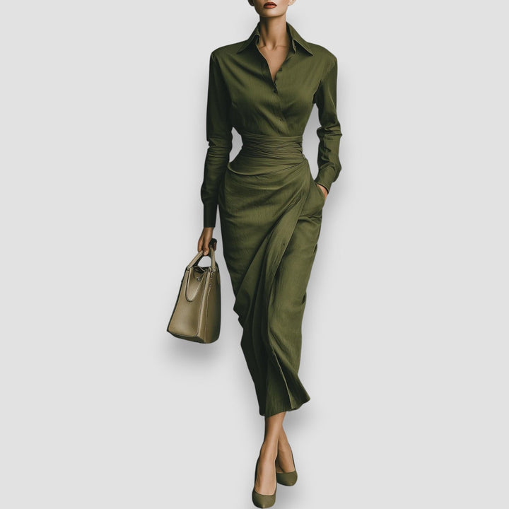 Emily & Isabella Brooks | Wrap Dress in Effortless Fit