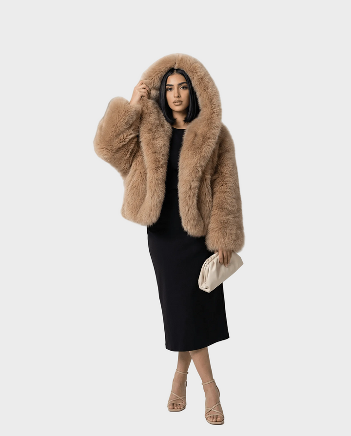 Emily & Isabella Brooks | Faux Fur Hooded Jacket