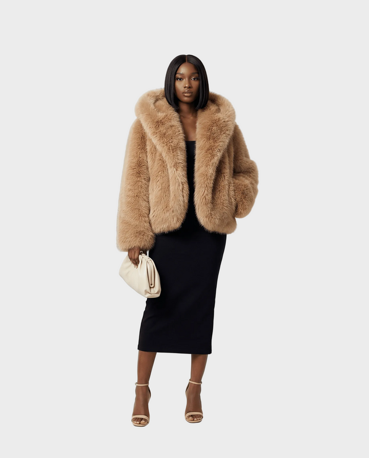 Emily & Isabella Brooks | Faux Fur Hooded Jacket