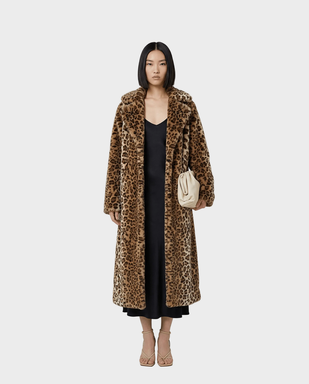 Emily & Isabella Brooks | Faux Fur Coat, Leopard