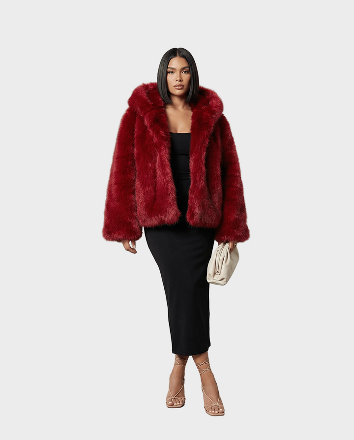 Emily & Isabella Brooks | Faux Fur Hooded Jacket