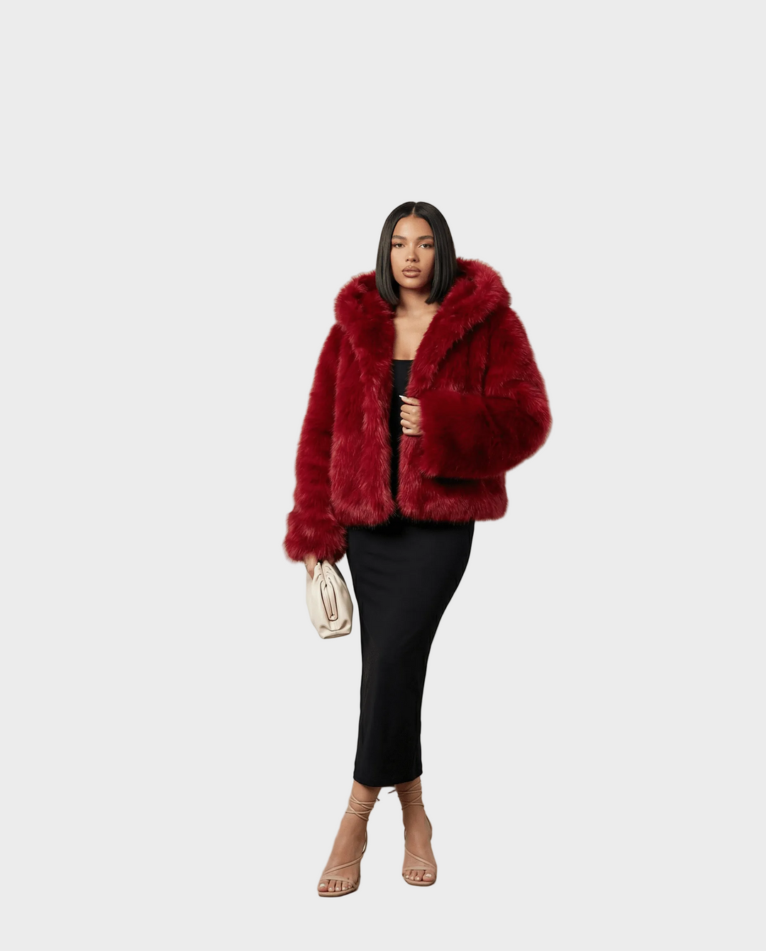 Emily & Isabella Brooks | Faux Fur Hooded Jacket