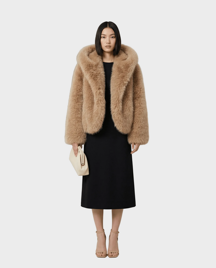 Emily & Isabella Brooks | Faux Fur Hooded Jacket