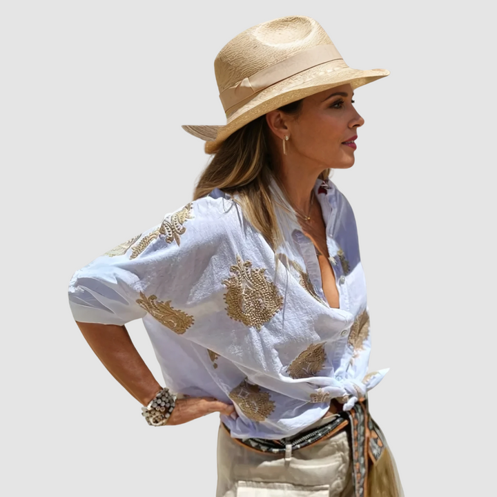 Emily & Isabella Brooks | Elegant Breathable Blouse