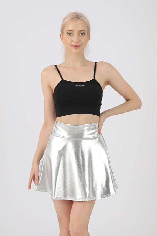 Emily & Isabella Brooks | High Waist Solid Color Performance Skirt