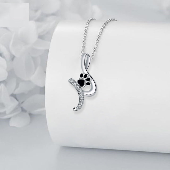 Emily & Isabella Brooks | Paw Print Pendant Necklace
