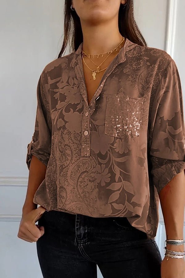 Emily & Isabella Brooks | Elegant Sequin Top
