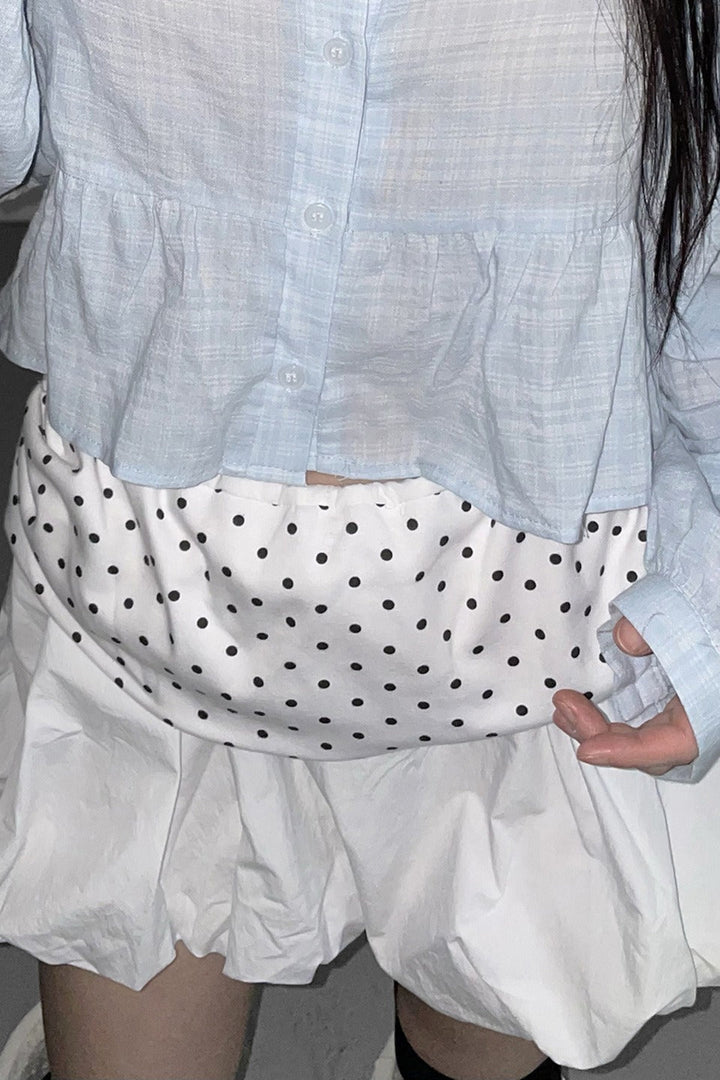 Emily & Isabella Brooks | Polka Dot Mini Skirt