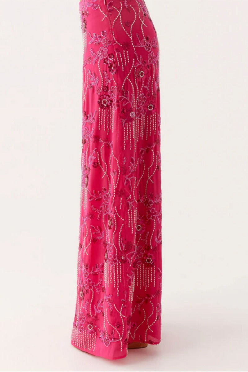 Emily & Isabella Brooks | Beaded Sequin Embroidery Maxi Skirt