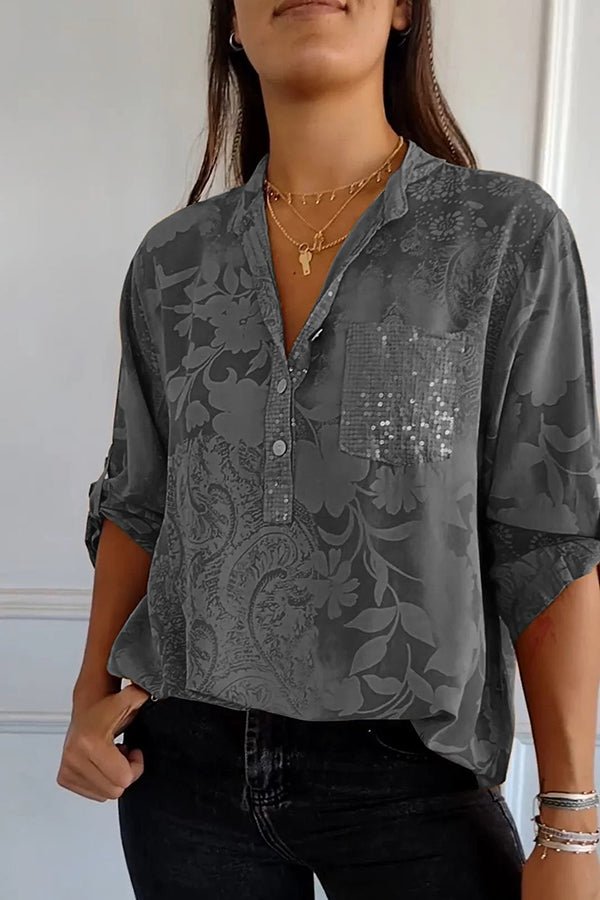 Emily & Isabella Brooks | Elegant Sequin Top