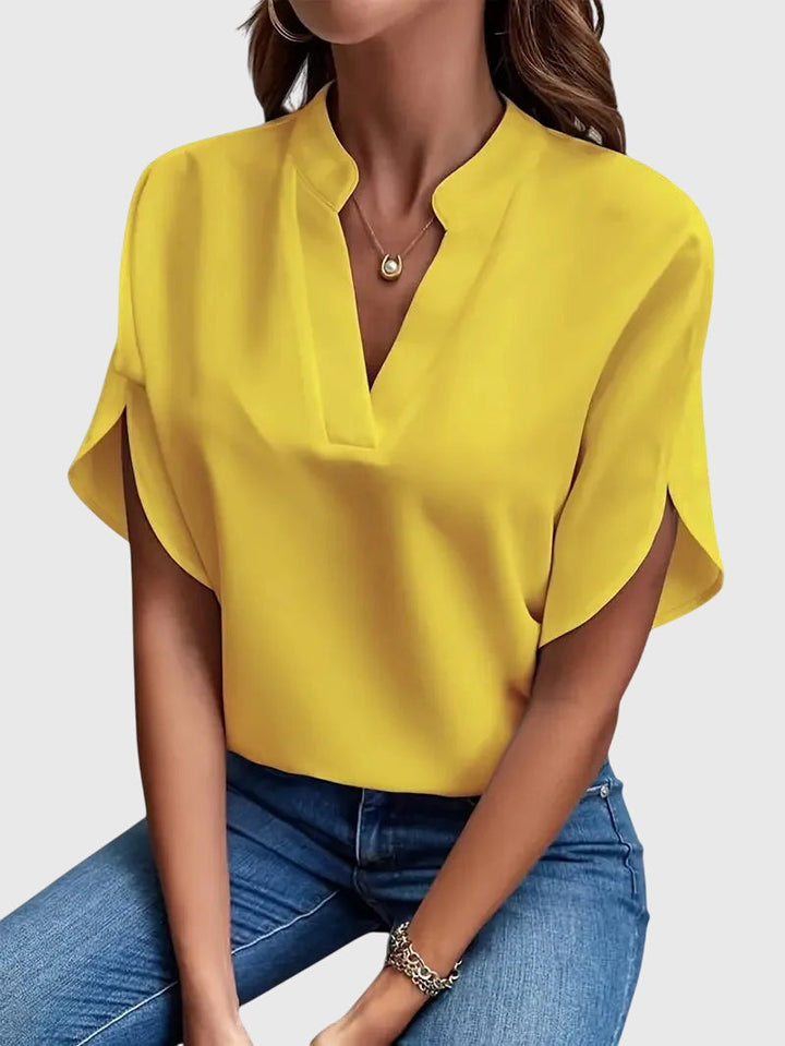 Emily & Isabella Brooks | Soft V-Neck Shirt