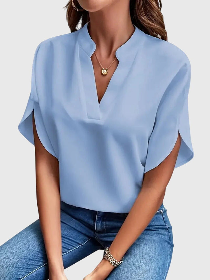 Emily & Isabella Brooks | Soft V-Neck Shirt