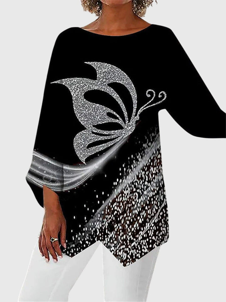 Emily & Isabella Brooks | Elegant Crew Neck Top