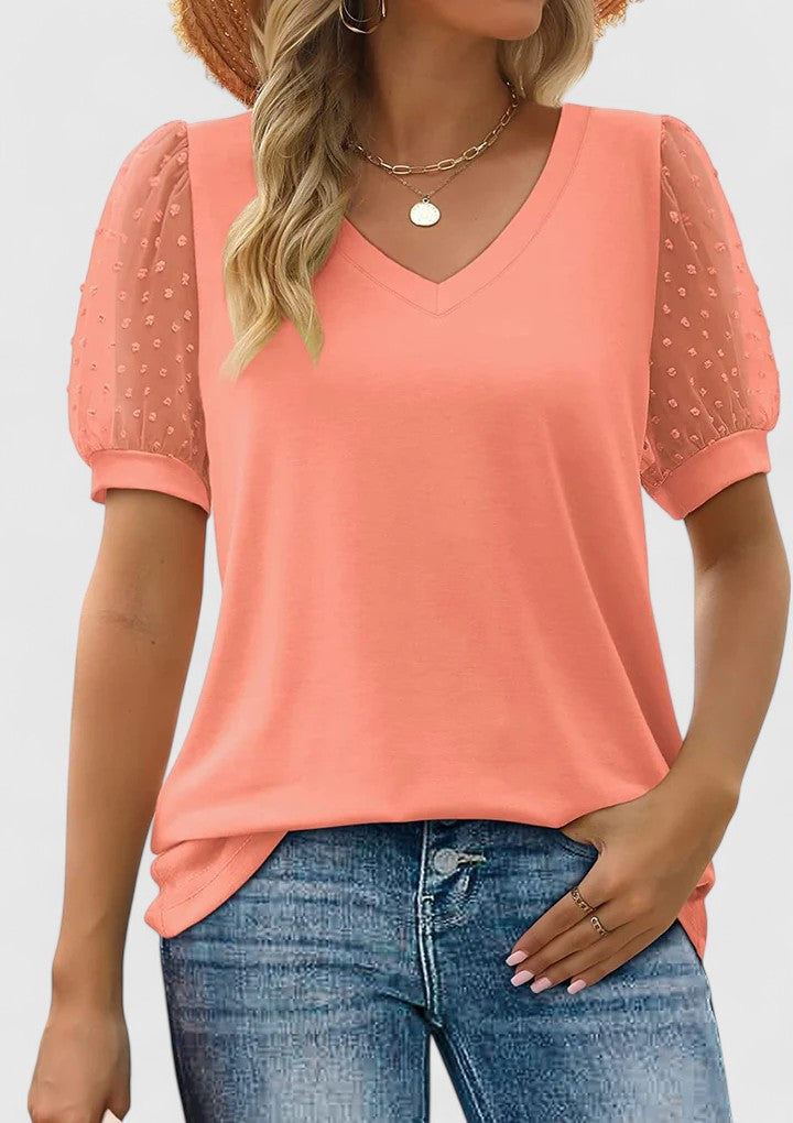 Emily & Isabella Brooks | Comfortable V-Neck Top