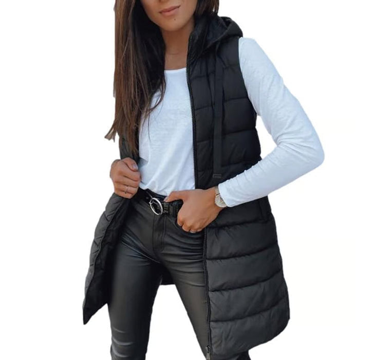 Emily & Isabella Brooks | Women's Long Sleeveless Jacket