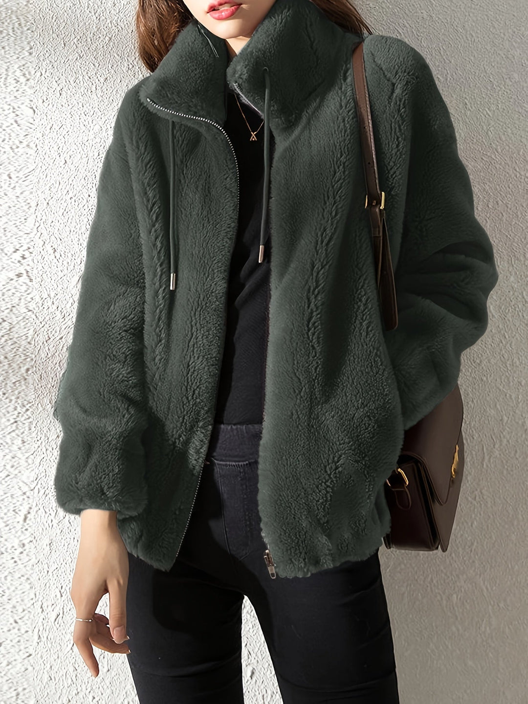Emily & Isabella Brooks | Comfortable Zippered Cardigan
