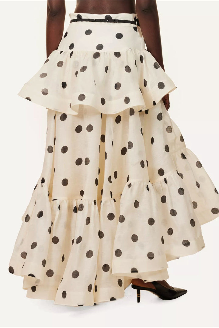 Emily & Isabella Brooks | Tiered Ruffle Midi Skirt