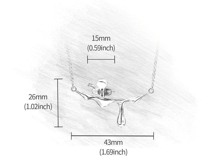 Emily & Isabella Brooks | Honey and Bee Necklace