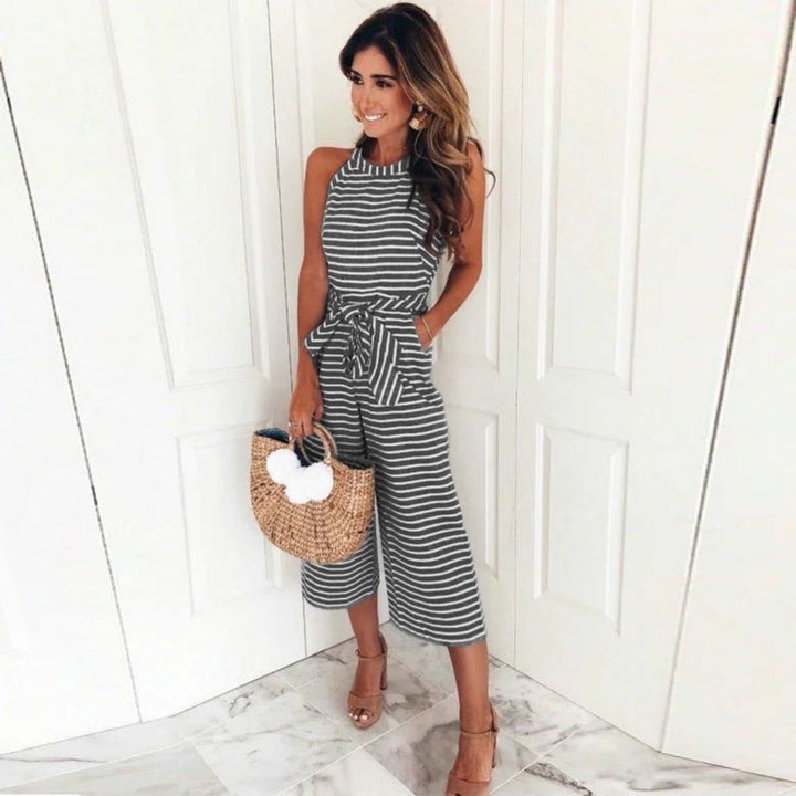Emily & Isabella Brooks | Striped Jumpsuit