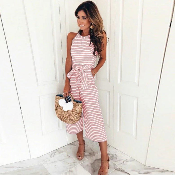 Emily & Isabella Brooks | Striped Jumpsuit