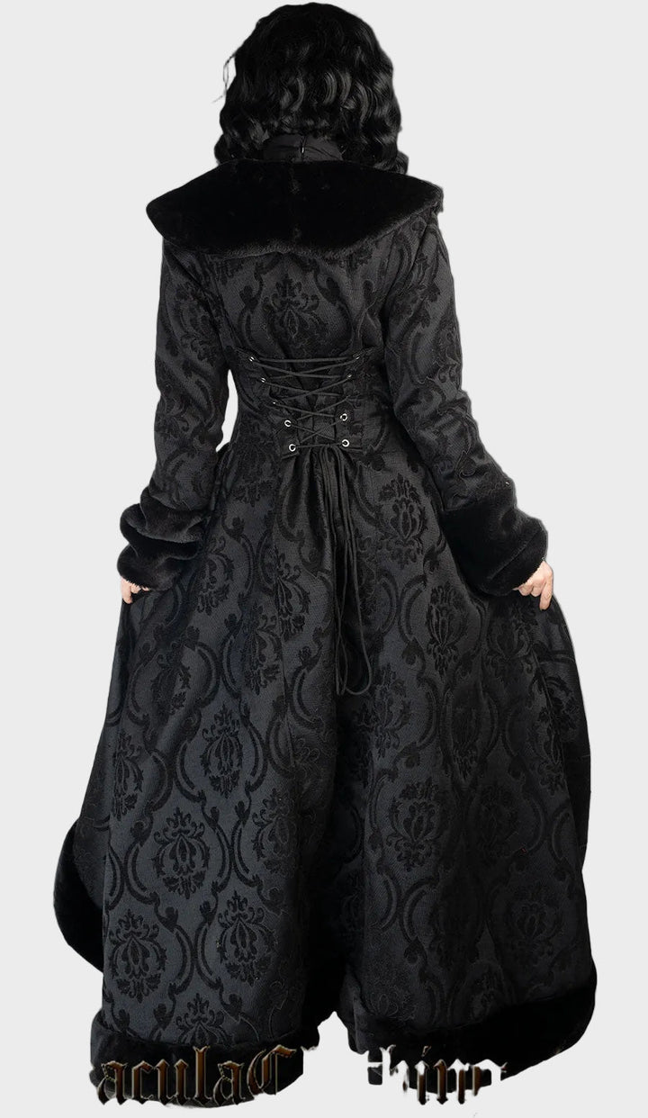 Emily & Isabella Brooks | Black Pocket Winter Coat