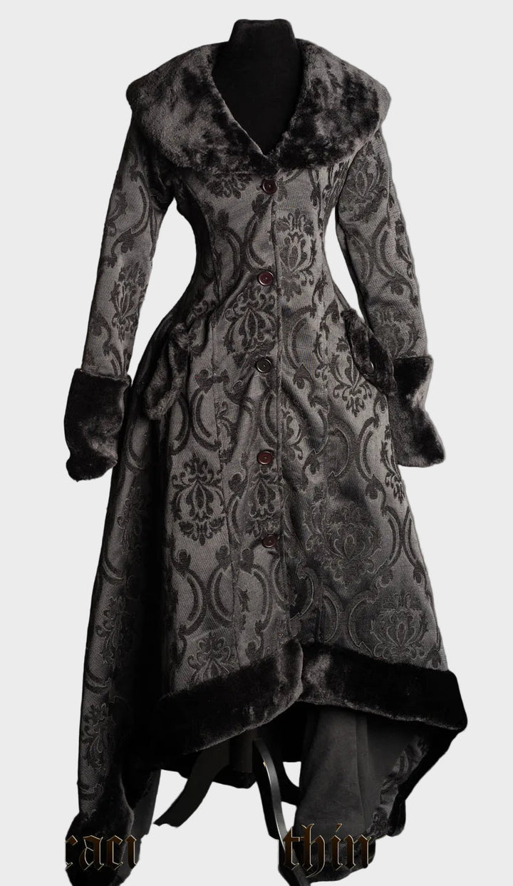 Emily & Isabella Brooks | Black Pocket Winter Coat