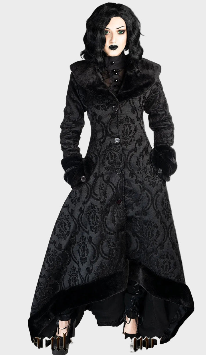 Emily & Isabella Brooks | Black Pocket Winter Coat