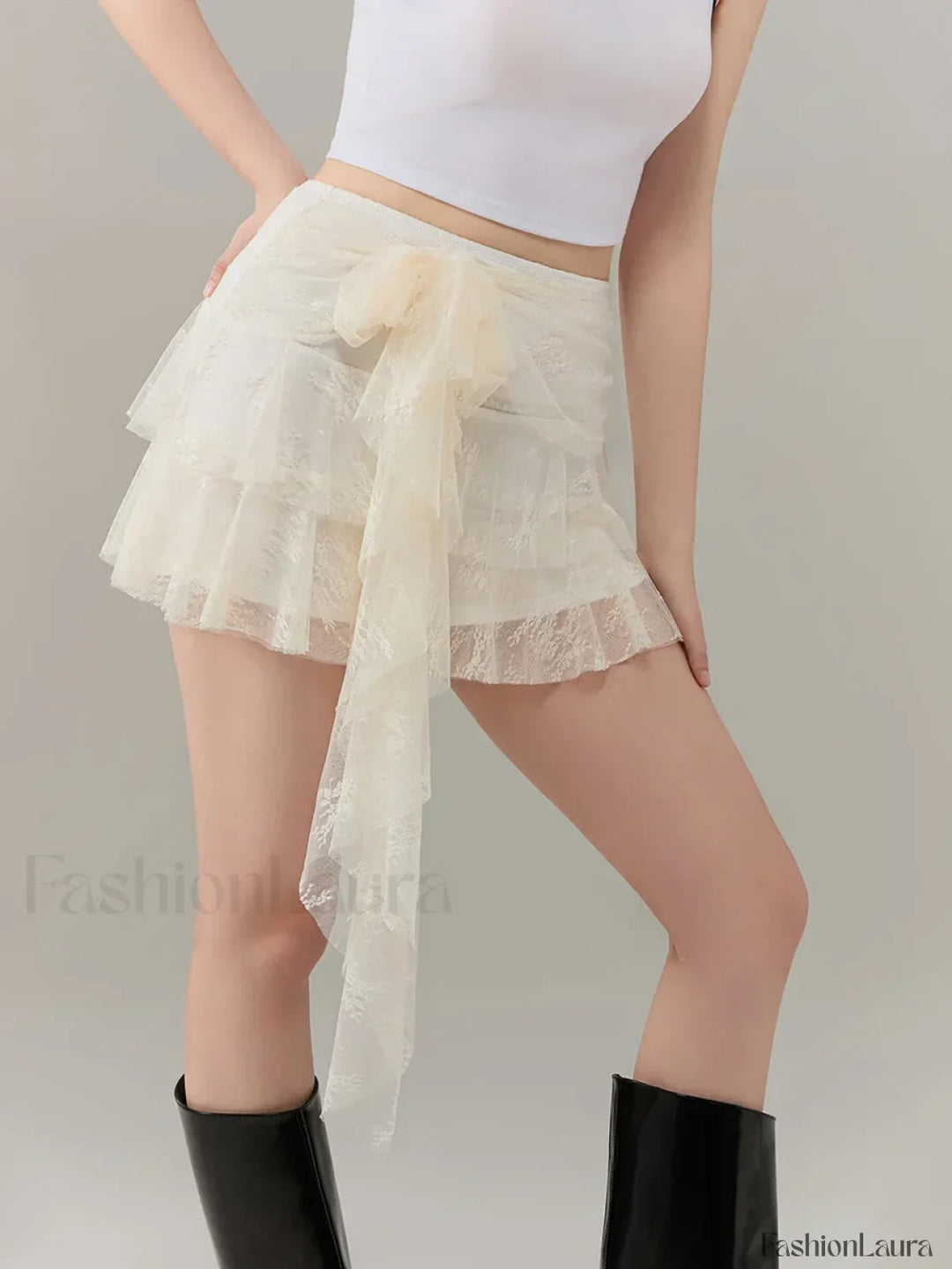 Emily & Isabella Brooks | Ruffle High Waist Skirt
