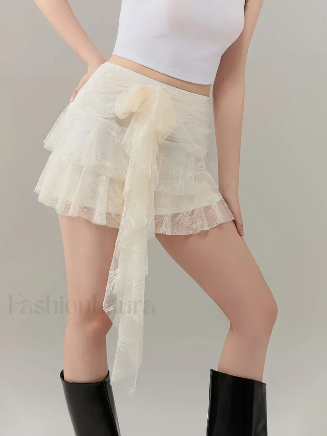 Emily & Isabella Brooks | Ruffle High Waist Skirt