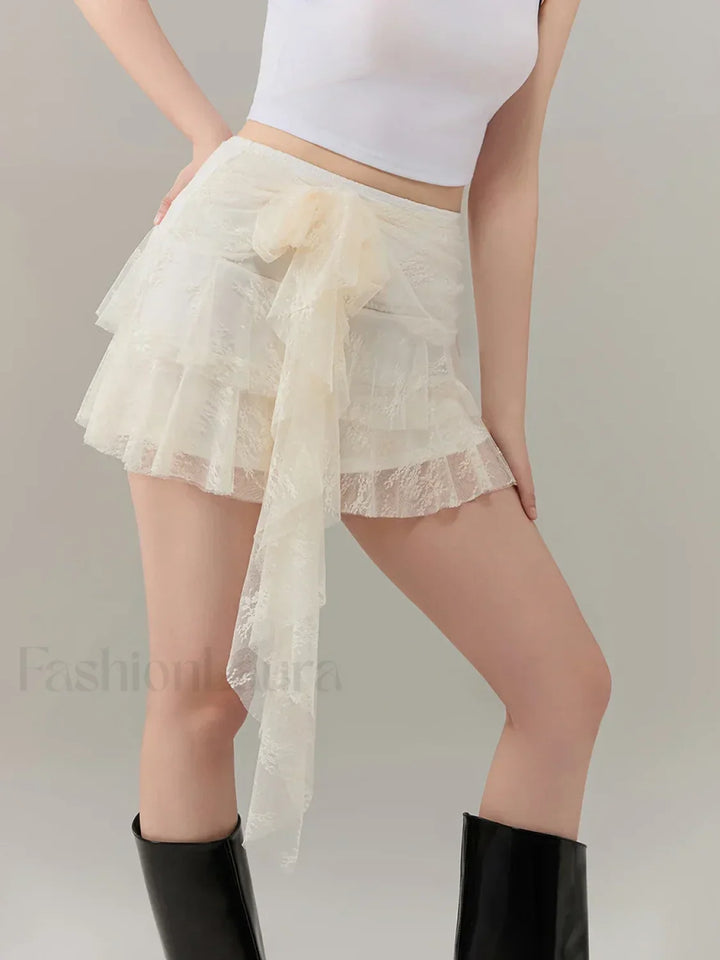 Emily & Isabella Brooks | Ruffle High Waist Skirt