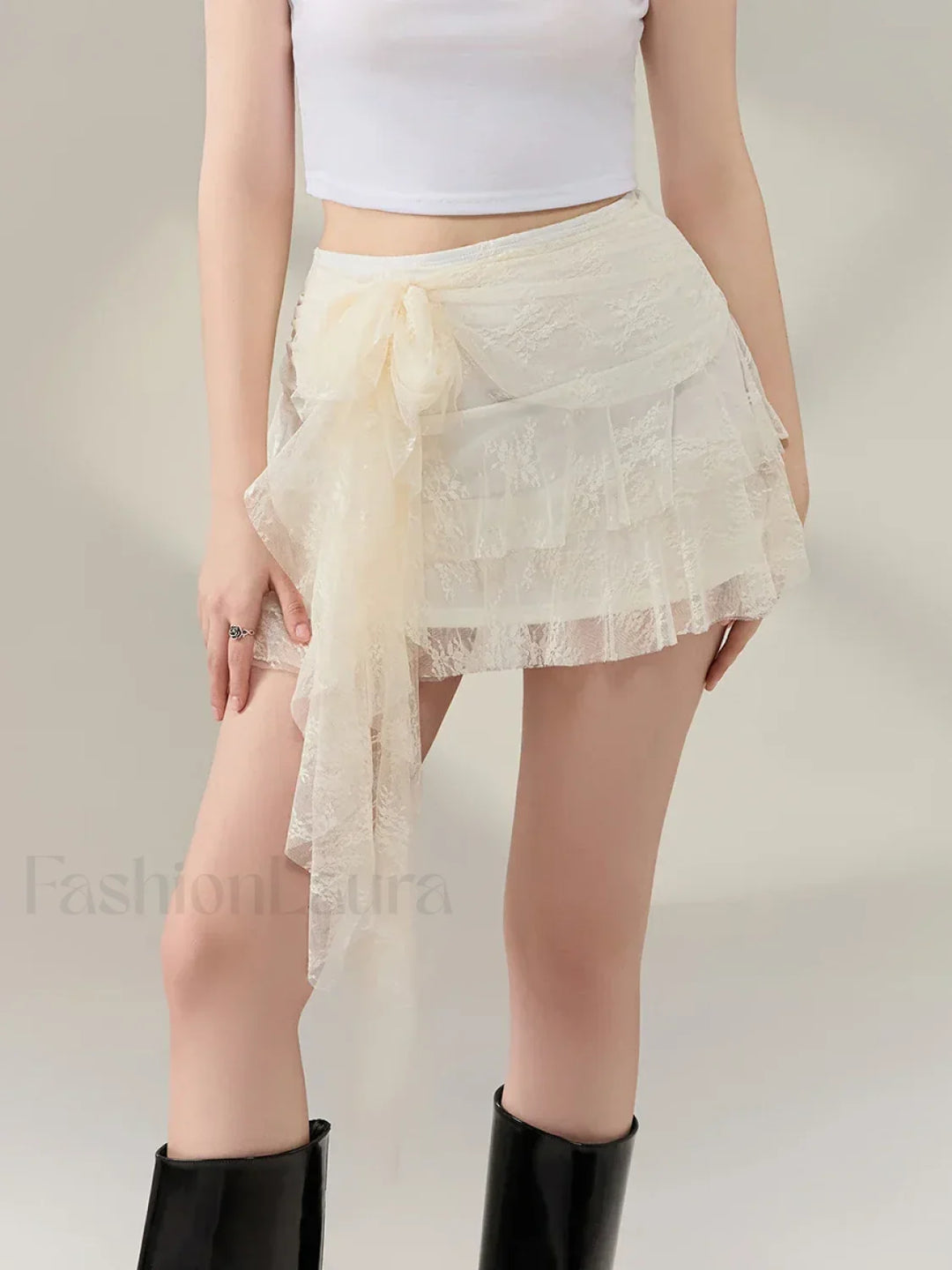 Emily & Isabella Brooks | Ruffle High Waist Skirt