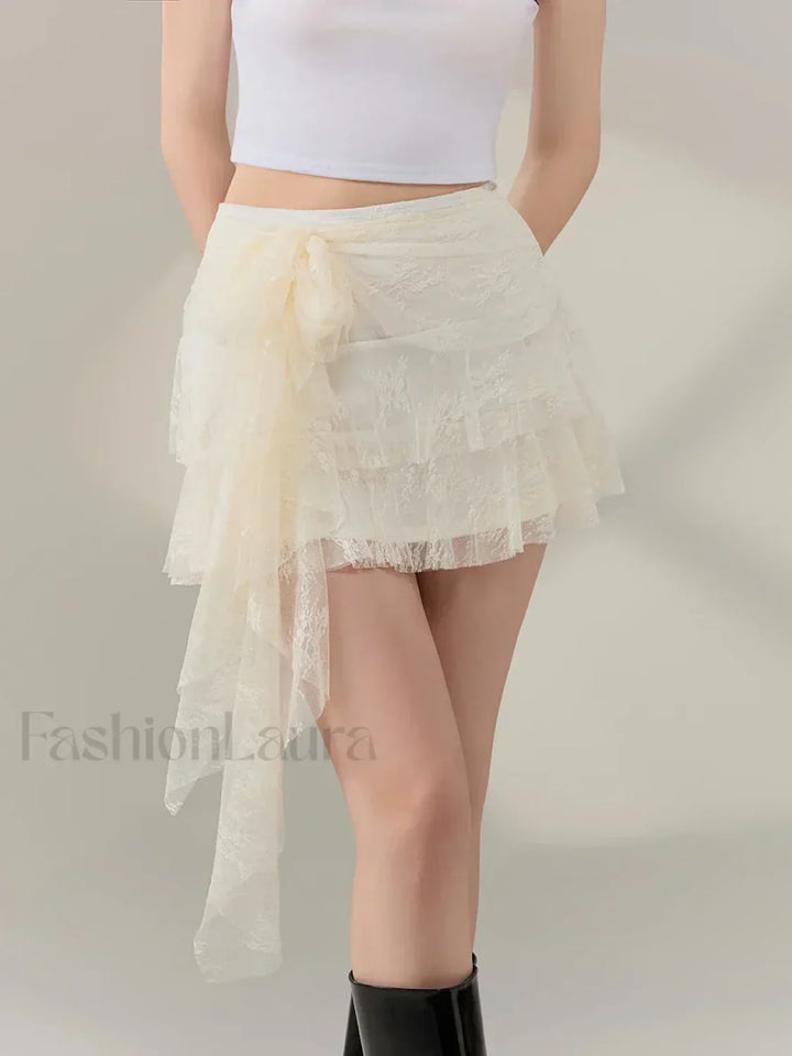 Emily & Isabella Brooks | Ruffle High Waist Skirt
