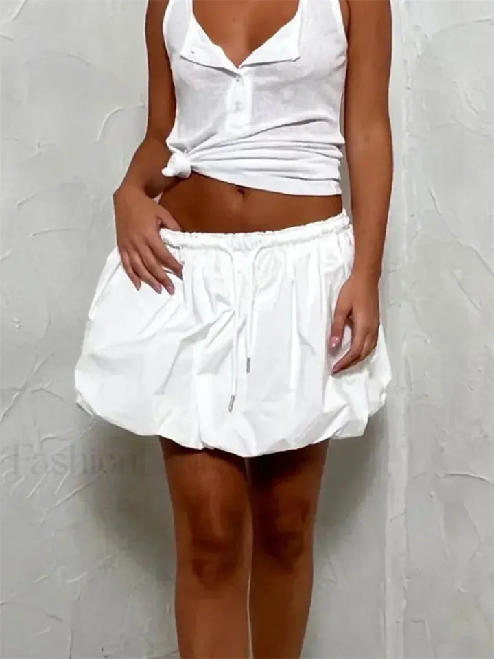 Emily & Isabella Brooks | Drawstring Summer Skirt