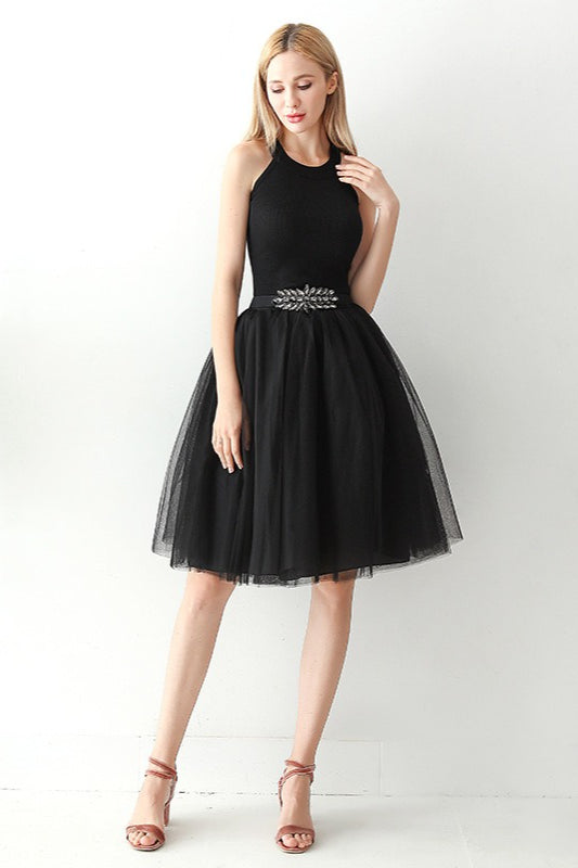 Emily & Isabella Brooks | High Waist Tulle Puff Mini Skirt