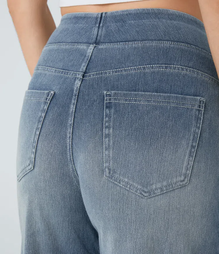 Emily & Isabella Brooks | Relaxed Fit Wide-Leg Jeans